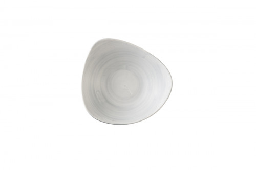 Bol triangulaire Canvas grey porcelaine vitrifiée 18,5 cm Stonecast Canvas Churchill