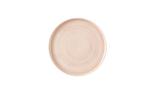 Assiette coupe plate rond Canvas Coral porcelaine vitrifiée Ø 28 cm Stonecast Canvas Churchill