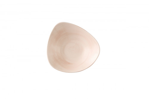 Bol triangulaire Canvas Coral porcelaine vitrifiée 23,5 cm Stonecast Canvas Churchill