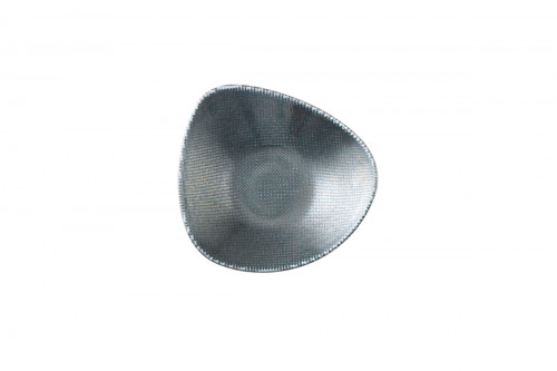 Bol triangulaire bleu porcelaine vitrifiée 23,5 cm Astro Churchill