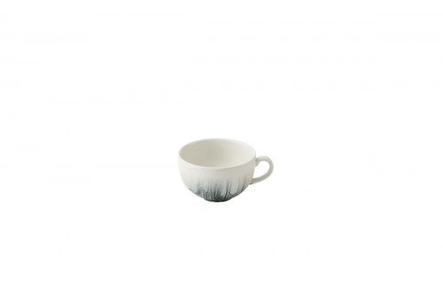 Tasse à cappuccino / thé rond Black porcelaine vitrifiée 34 cl Ø 11 cm Tide Churchill