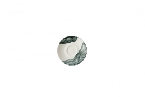 Sous-tasse à expresso rond Black porcelaine vitrifiée Ø 11 cm Tide Churchill