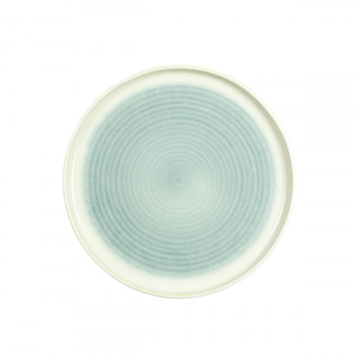 Assiette plate rond ivoire grès émaillé Ø 22 cm Pacific Pro.mundi