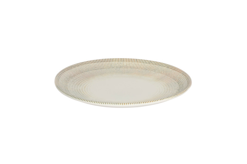 Assiette coupe plate rond porcelaine Ø 24 cm Cancun Accolade