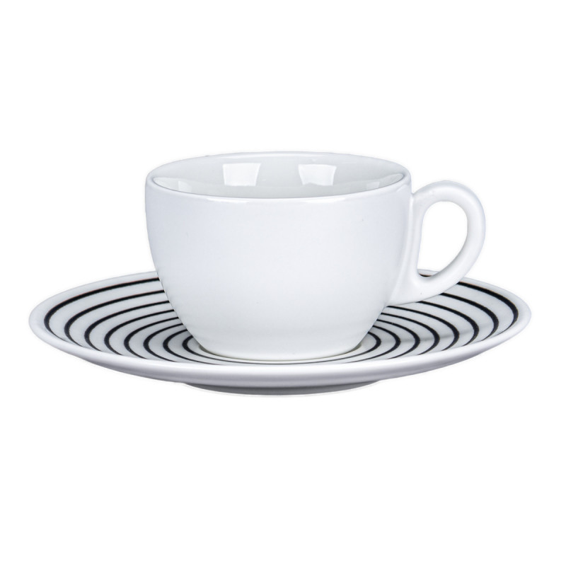 Sous tasse à café/thé rond Hypnotic porcelaine Ø 16,8 cm Hypnotic Rak