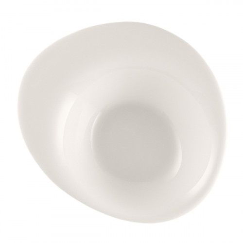 Bol rond blanc porcelaine bone china 17,3 cm Pose Rak