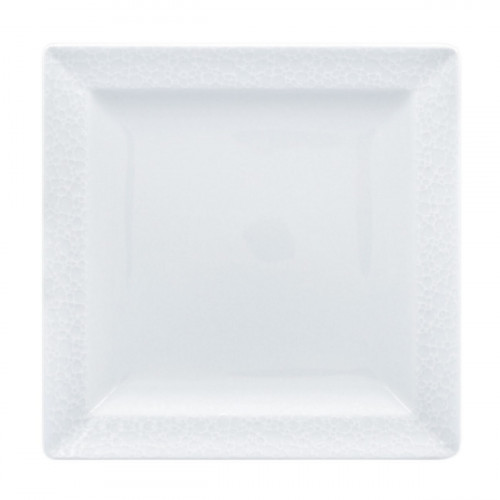 Assiette plate carré blanc porcelaine 17,2x17,2 cm Charm Rak