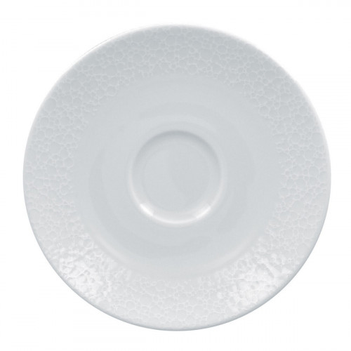Sous tasse à café rond blanc porcelaine Ø 15 cm Charm Rak