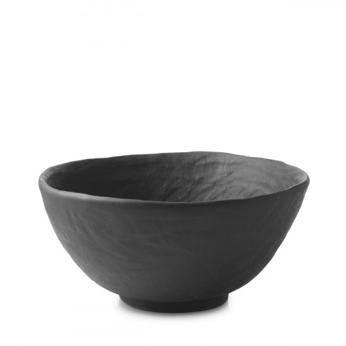 Bol rond Noir brut porcelaine culinaire Ø 19 cm Yli Revol