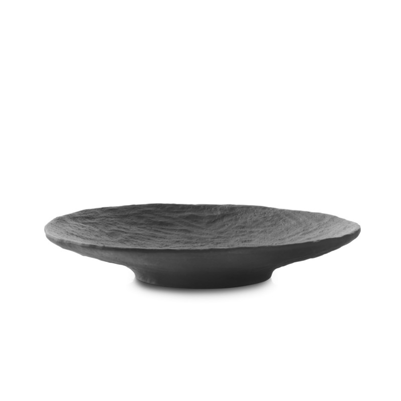 Bol coupe rond Noir brut porcelaine culinaire Ø 16 cm Yli Revol