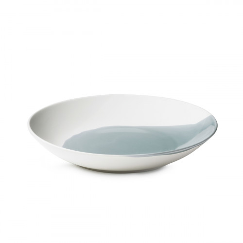 Assiette coupe à fond plat rond Fjord porcelaine culinaire Ø 24 cm Confluence Revol