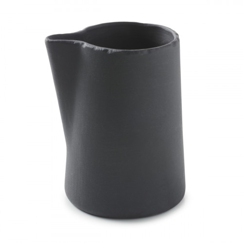 Crémier rond noir porcelaine culinaire 10 cl Ø 6,3 cm Basalt Revol