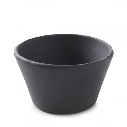 Ramequin rond noir porcelaine culinaire Ø 7,5 cm Basalt Revol