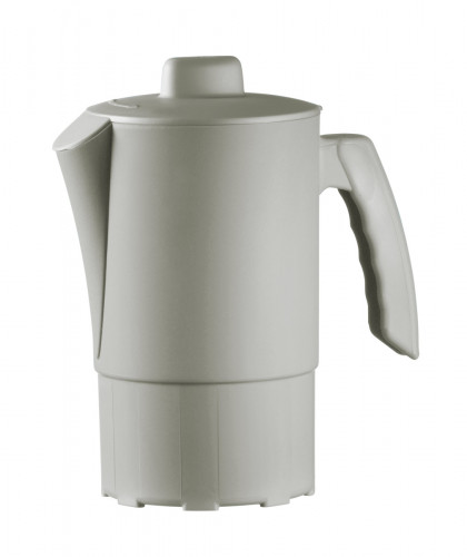 Pichet avec couvercle Blanc Coton fibre végétale 1 L Liliroc Saint Romain