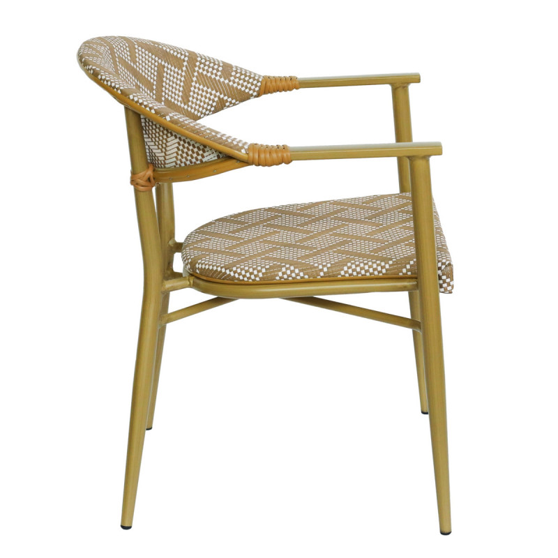 Fauteuil blanc 77x57x59 cm Bercy Flexmob