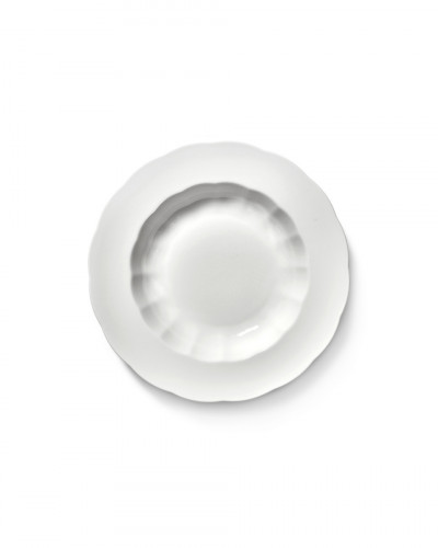 Assiette creuse rond blanc porcelaine Ø 27 cm Silhouette Serax