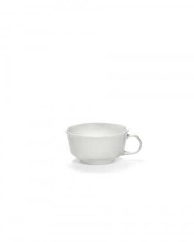 Tasse à café rond blanc porcelaine 19 cl Ø 11,3 cm Silhouette Serax