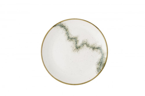 Assiette coupe plate rond barley white porcelaine vitrifiée Ø 26 cm Spice Churchill