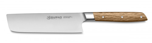 Couteau nakiri 17 cm inox bois unie Signature Chene Vert 32 Dumas