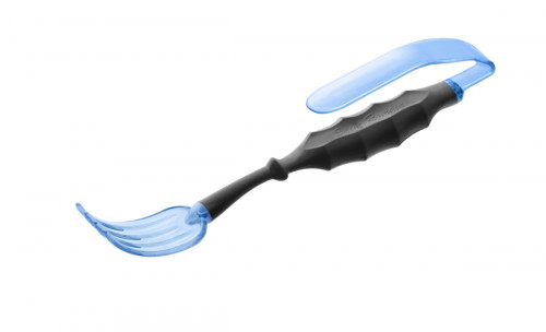 Fourchette bleu copolyester 24,5 cm Ergo Inclusive Saint Romain