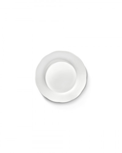Assiette creuse rond blanc porcelaine Ø 18,5 cm Silhouette Serax