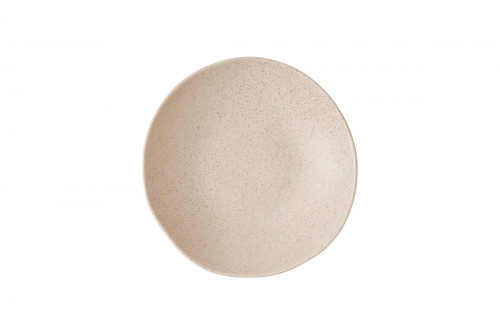 Assiette creuse rond Nutmeg Cream porcelaine vitrifiée Ø 22 cm 22 cm Stonecast Natural Churchill