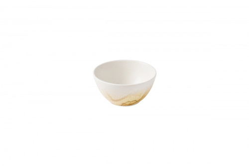 Bol rond Gold porcelaine vitrifiée Ø 13 cm 13 cm Tide Churchill