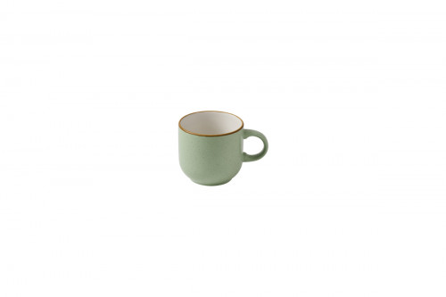 Mug rond Sage Green porcelaine vitrifiée 23 cl 8 cm Ø 8 cm Stonecast Churchill