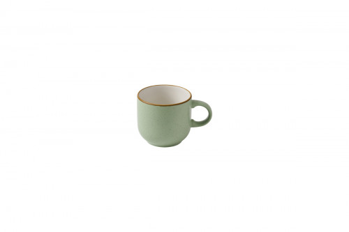 Mug rond Sage Green porcelaine vitrifiée 28 cl 8,5 cm Ø 8,5 cm Stonecast Churchill