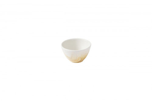 Pot à sauce rond Gold porcelaine vitrifiée 10,2 cm Ø 10,2 cm Tide Churchill