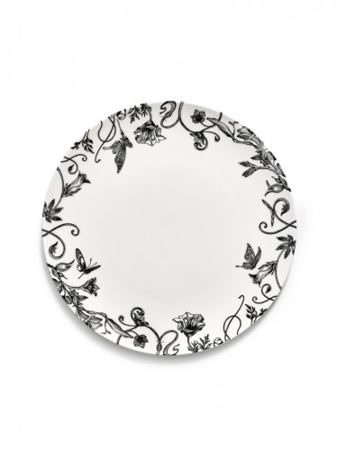 Assiette coupe plate rond FLORAL FANTASY porcelaine Ø 23,5 cm Unity Serax