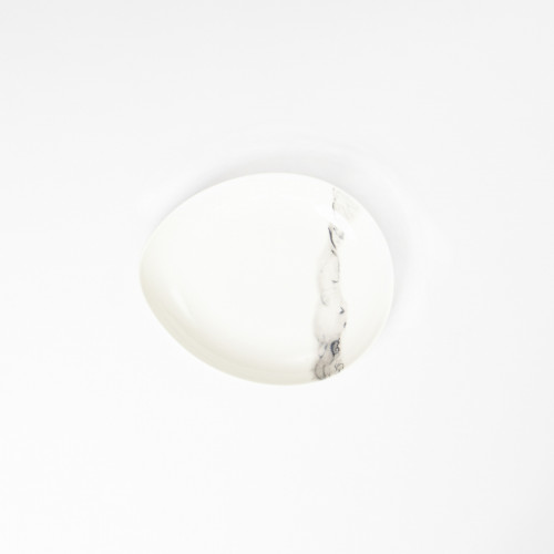 Assiette coupe creuse blanc porcelaine Ø 23 cm Silk Accolade