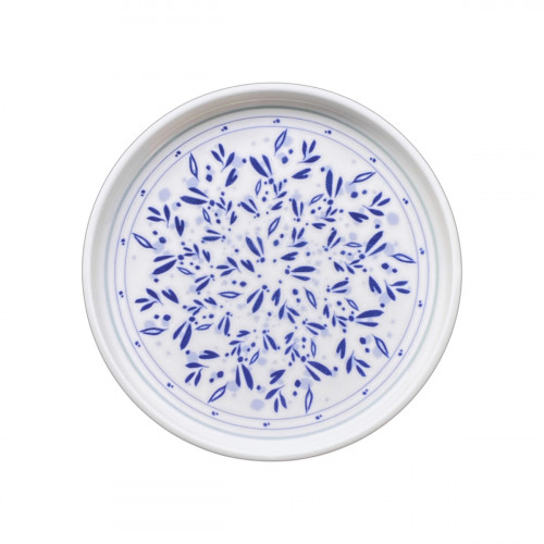 Assiette plate à bord droit rond Riviera porcelaine vitrifiée Ø 23 cm Rihla Rak